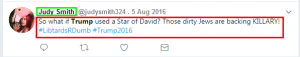 blog racist star of david